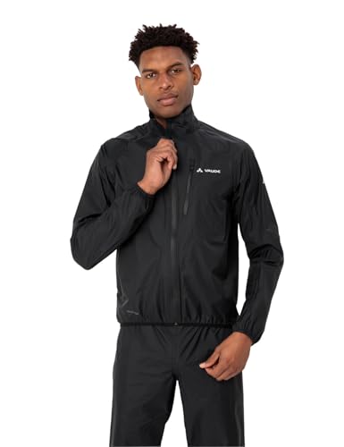 VAUDE Men's Drop Jacket III Chaqueta, Negro/Negro, Large Hombres