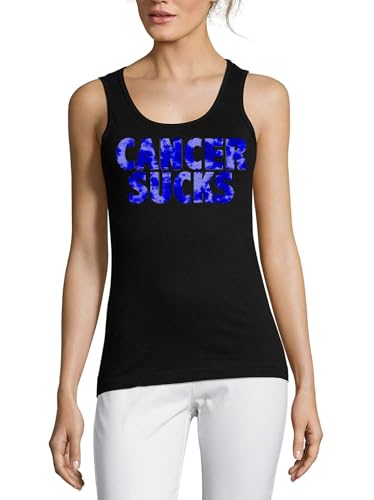 Débardeur coton femme Cancer Sucks pour vos séances de sport et sorties