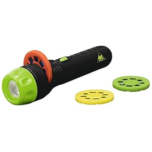 moses Piccole Diashow Dinos-Torcia proiettore per Bambini, con 24 Immagini Dinosauri e panoramica del Nome, 40236