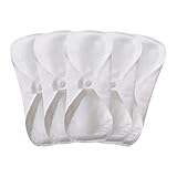 Pack de Salvaslip reutilizable de algodón 100% orgánico. Salvaslips lavables e hipoalergénicos de 17 x 16,5 cm. 5 Unidades