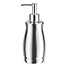 ARKTEK Soap Dispenser Stainless Steel 13.5 Oz - Liquid Hand Lotion Dispenser with Brushed Nickel Pump, Refillable Dishwashing Soap Dispenser Dish Soap for Kitchen, Bathroom, Countertop - Silver