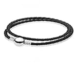 Armband 925 Silber Gold Leder Seil Rot Einzelschlaufe Rundkopf Fit Europäisches Bettelarmband for Damen DIY Schmuckherstellung 18 cm A3/1283 (Color : A6, Size : 21 cm)