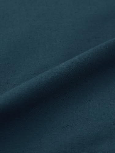 Image of The Souled Store Beach Vibes Men and Boys Short Sleeve Cuban Collar Button Front Blue Embellished Cotton Linen Oversized Shirt