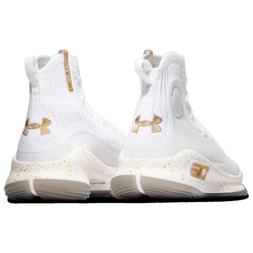 Under Armour Curry 4 Retro - Men's (White/Gold/White)3