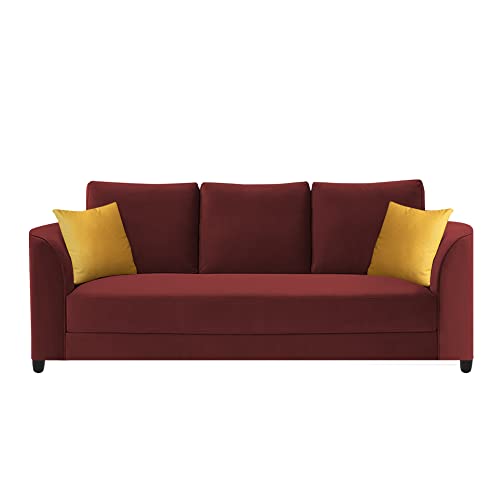 Image of Francis 3 Seater Sofa Set for Living Room (Maroon Fabric)