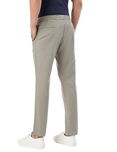Image of FYLTR Men's Taper Fit Stretch Cotton Joggers with Elasticated Waistband & Drawstrings