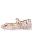 Außenmaterial : Leder Naturino Adelia-Ballerina aus Kalbsleder in Glitter-Optik-Rosa Rosa 32