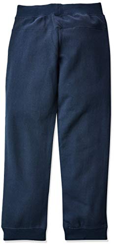 Calça Moletom Bolso, Punho e Cadarço, Tip Top, Criança Unissex, Azul (Marinho), 6