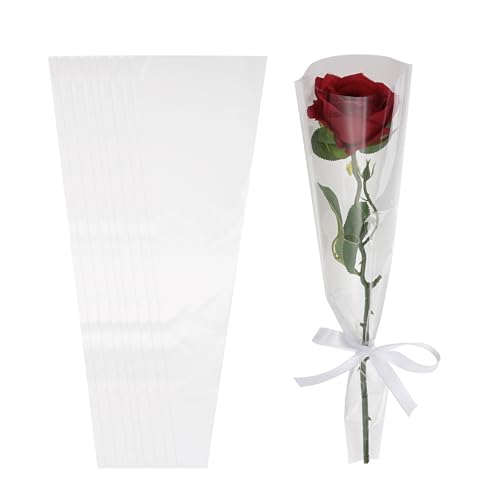 Sachet bouquet de fleurs pour mariage et anniversaire - PATIKIL 100 pcs