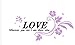 Produktbild ACIL Love 3D-Stereo-Wandaufkleber, romantisch, für Wohnzimmer, Hintergrund, 5, small small Size