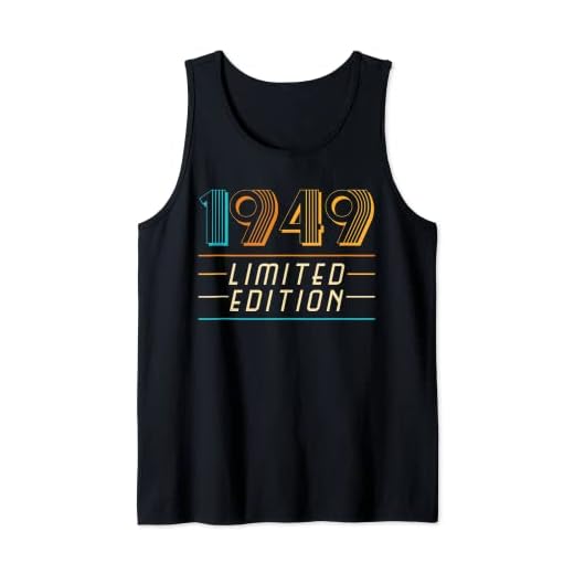 73ª edición limitada de regalo de cumpleaños 1949 Camiseta sin Mangas