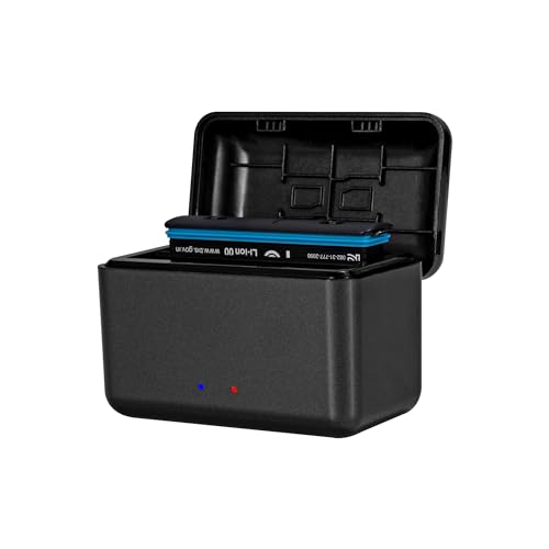 MotuTech Podwójna stacja ładująca do Insta360 X4 2 baterie szybkie ładowanie USB typu C