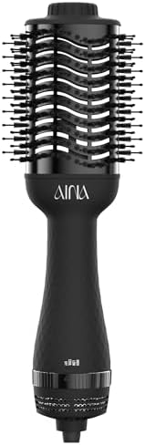 AINA Warmluftbürste Rundbürsten föhn Haartrockner 60MM 2-in-1 Tit...