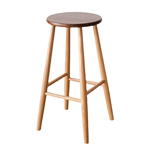 Tabouret de bar moderne et rond pour cuisine, comptoir et café