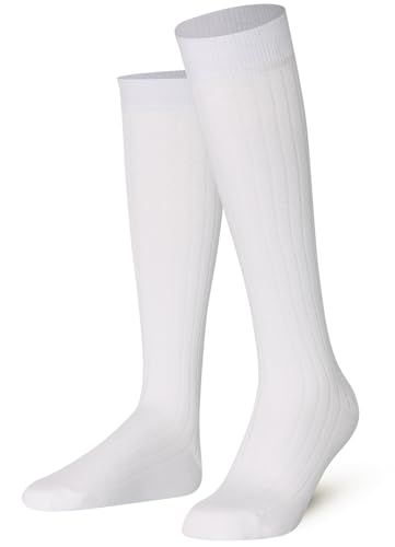 Image of Mysocks Knee High Socks for Women Men Combed Cotton Seamless Toe Tall Long High Socks