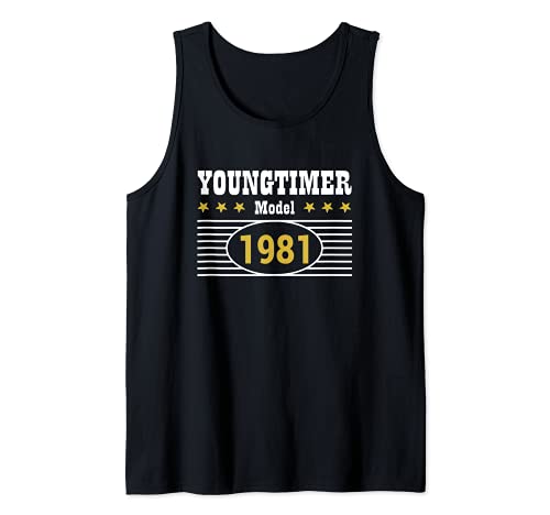 Youngtimer Jahrgang Model 1981 40 Geburtstag Oldtimer Tank Top