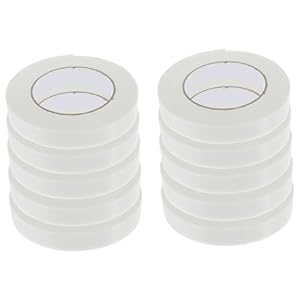 LAPYAPPE 10 Rollen Weißes Schaumstoffband