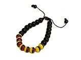 CharmsOfTheWorld Handmade Bracelet from Medellin - Colombia-Venezuela-Ecuador Flag Colors - Adjustab