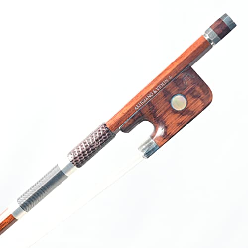 ARTIGIANO&VIOLIN Hybrid Carbon Fiber Cello Bow with Snakewood Frog AW-403