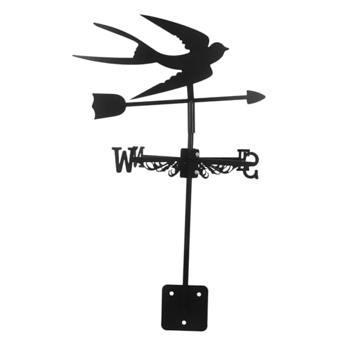 Yardwe Girouette Direction Vent Métal Girouette Décorative pour Jardin pour Toit