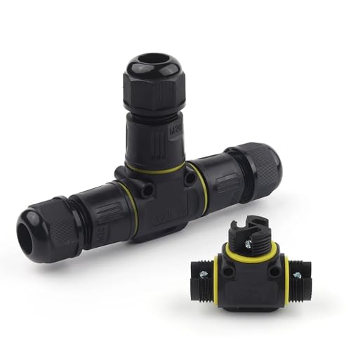 Conector de cable IP68 sin soldadura con adaptador M20T de 3 pines para cables de 5-8mm