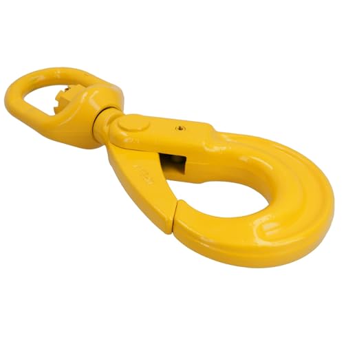 Lifting Swivel Eye Locking Auto Lock Sling Chain Hook 8.00 Ton for 16mm Chains 1pc