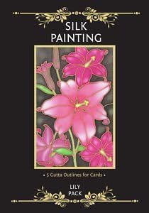 Silkcraft Silk Painting - Gutta Outlines- Card Making -Lily Pack by Silkcraft