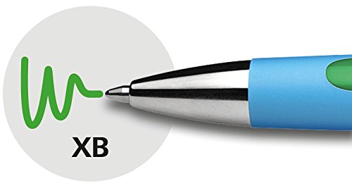 Image of Schneider Slider Rave Xb 132504 Ballpoint Pen - Pack of 5 Green