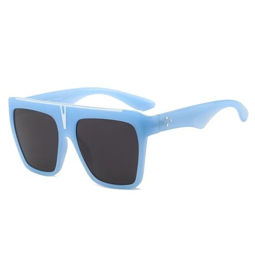 Lunettes de soleil rectangulaires pour hommes et femmes avec verres doubles de conduite UV400