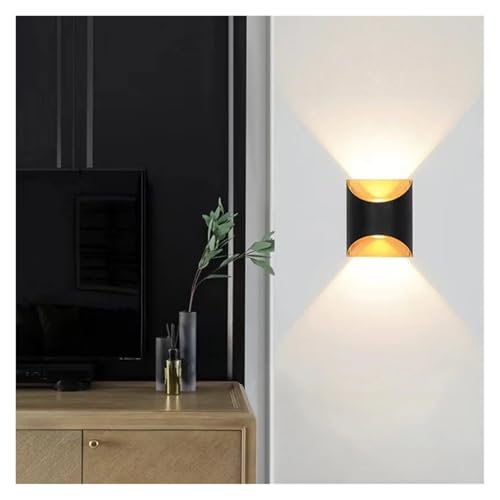 Apliques de pared LED para sala de estar y exteriores impermeables de 6W blanco frío 5