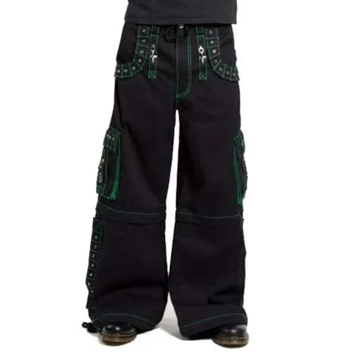 Bondage Rave Men Gothic Cyber Chain Goth Jeans Punk Rock Pant Trouser2