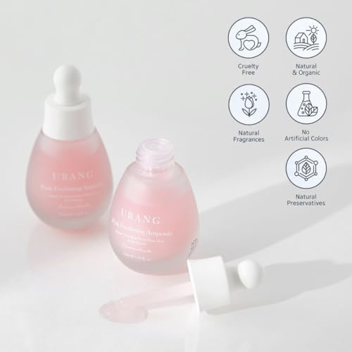 Urang Pink Everlasting Ampoule - Siero Idratante Ringiovanente Con Aminoacido E Collagene Marino - Acqua Floreale Anti-Età Per Una Pelle Fresca E Liscia Con B12 - Cosmetici Coreani Premium - 35Ml - 5