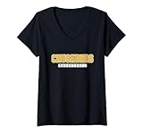 Womens Crusaders Basketball Holy Cross High School V-Neck T-Shirt