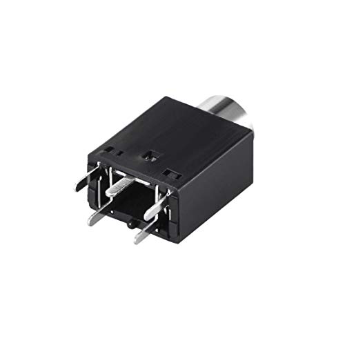 Conector estéreo de auriculares 3.5mm 5 pines uxcell miniatura 3