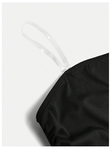 OYOANGLE Girl's Strapless Ruched Tube Top Asymmetrical Hem Party Bandeau Tops3