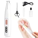 Hundeschermaschine,Pfotentrimmer für Hunde,Pfotentrimmer Mit LED-Licht,paw trim pro Hunde Haarschneidemaschine,Superleise, Elektrische Für Hunde Katzen,Pfoten, Augen,Ohren,Gesicht, Körper