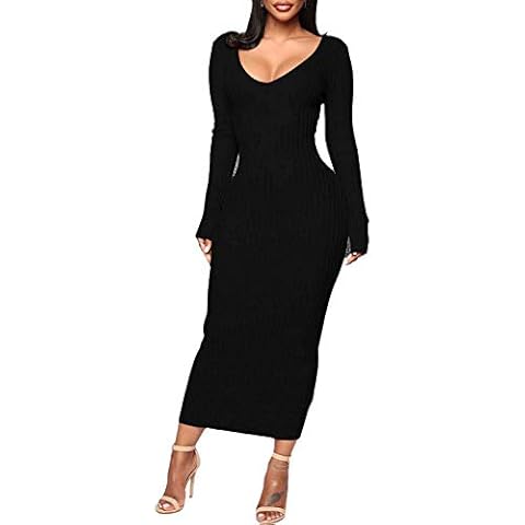 Cinyifaan Women's Casual Off Shoulder Midi Dress Cover