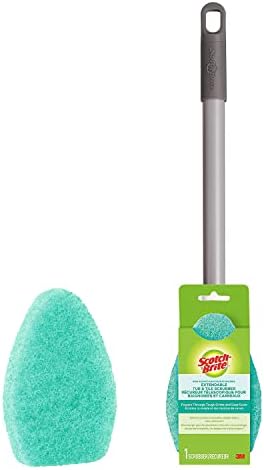 Scotch-Brite Non-Scratch Bathroom Cleaning Brush with Long Handle for ...