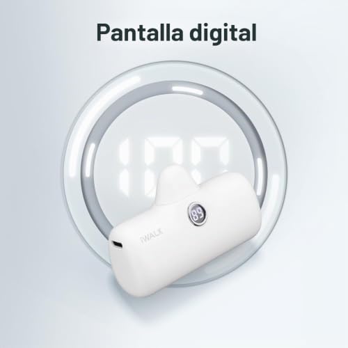 Power bank para iPhone ultra compacto iWALK, carga sin cables para viajar 5
