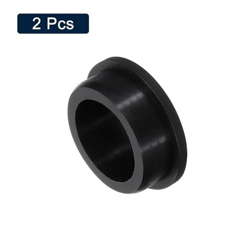 Image of uxcell 2 Pcs Black Plug Holes, Waterproof Rubber Button Plug for 42mm / 1.65 inch Hole