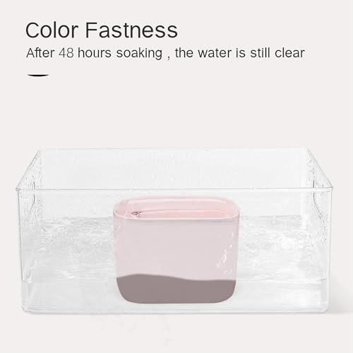 Image of Fits for Evelyne Bag Insert Organizer For Hermes(23,Pink) | Premium Silk Material,Smooth Touch,Lightweight,zipper,protect from scratches & stains,multiple pockets,keychain,waterproof
