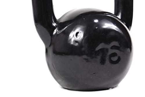 1 Kettlebell Emborrachado 16kg P/treino Funcional E Academia