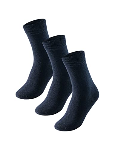 Preisvergleich Produktbild Uncover by Schiesser Herren 3 Pack Herrensocken, Nachtblau, 43-46