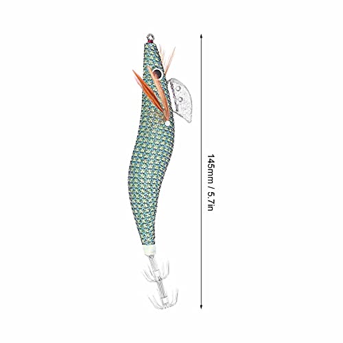 jshanmei Lichtgevende, Lichtgevende Flexibele Plastic Inktvis Jig voor Zoutwater Octopus Inktvis voor Inktvis Octopus - Image 8