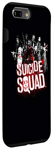 Iphone 7 Plus/8 Plus Suicide Squad Squad Splatter Black Case #TOP2