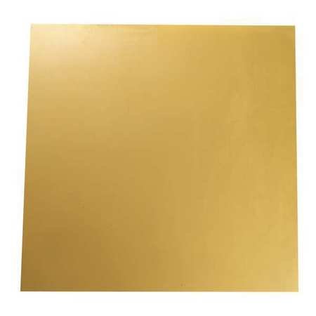 Natural Gum Rubber Commercial Grade Abrasion Resistant Rubber Sheet, 1/4 In Thick, 12 x 12 In