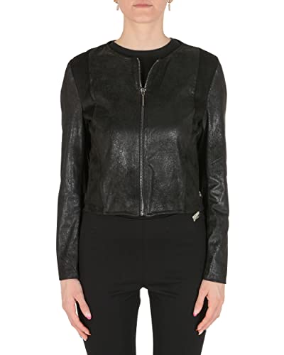 19V69 ITALIA WOMAN JACKET BLACK 87%PL + 13%EA