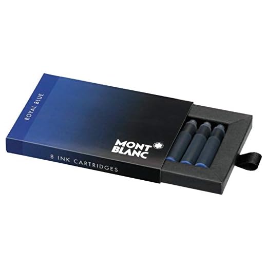 Montblanc U0105193 - Recambio de bolígrafo (Azul, Negro, Azul, Blanco, Pluma estilográfica, Caja, 8 pieza(s))