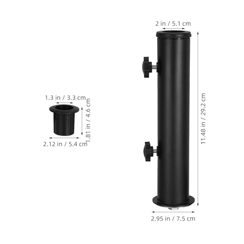 Soporte para sombrilla modular con base estable exterior de acero inoxidable resistente 3