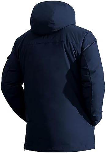 Pioneer Camp Heren winterjas waterdicht warm fleece gevoerd winddicht heren parka met 9 zakken mannen outdoor jas jas capuchon (S-XXL), legergroen, XL Pioneer Camp Heren winterjas waterdicht warm fleece gevoerd winddicht heren parka met 9 zakken mannen outdoor jas jas capuchon (S-XXL), legergroen, XL